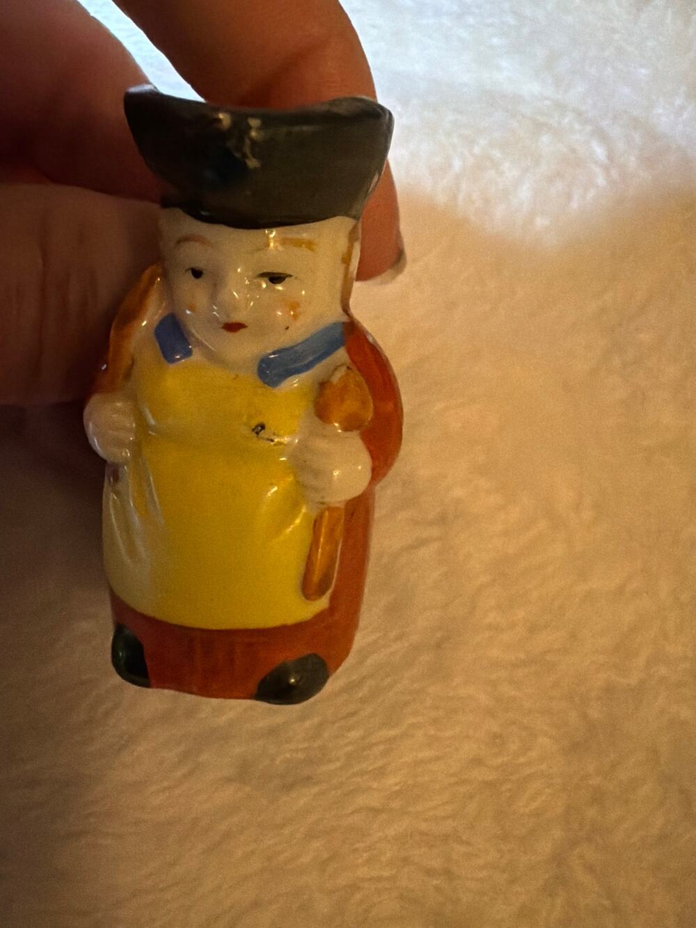 Vintage Occupied Japan Miniature Toby Jug Character Creamer Pitcher Hand Painted